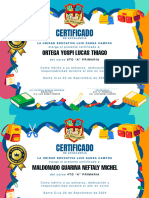 Certificado Destacado