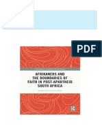 Instant download Afrikaners and the Boundaries of Faith in Post Apartheid South Africa 1st Edition Annika Björnsdotter Teppo pdf all chapter