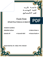 (Fluid Flow Patterns in Batch Reactors)