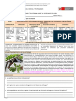 (PDF) 4°Sec - UNIDAD 3 - ACTIVIDAD 3 (CyT Explica 2024) - Procesos vitales Intercambio de gases