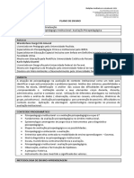 Psicopedagogia Institucional_Avaliação Psicopedagógica_plano de ensino