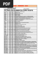 PRÉCIOS DE TECFIL FEBRERO 2024