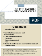 Audit of the Payroll and Personnel Cycle