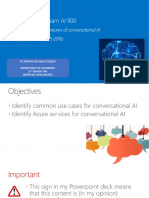 Prepa AI900- Module 5 - Describe features of conversational AI workloads on Azure (15-20) v1.0i