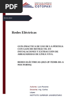 Guia Practica Redes Electricas pertiga con gancho retractil