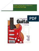 Instant Download The Ultimate Guitar Course Zero to Hero in a Lesson a Day Rod Fogg PDF All Chapters