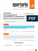 Usos terapéuticos de la nanotecnología