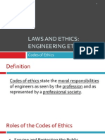 Lecture 3 Codes of Ethics