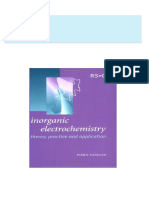 PDF Inorganic Electrochemistry Theory Practice and Application 1st Edition P. Zanello download