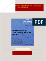 PDF Implementing Useful Algorithms in C 1st Edition Dmytro Kedyk download