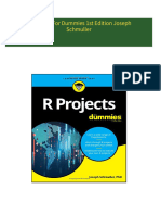 R Projects For Dummies 1st Edition Joseph Schmuller all chapter instant download