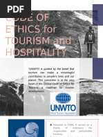 Ehics in Hospitality and Tourism Industry