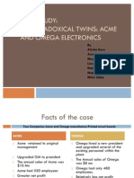 OB Case Study - Paradoxical Twins