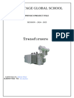 Transformer XII Physics Investigatory Project