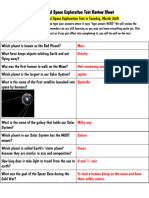 Ana Ramirez Calcagno - Space and Space Exploration Test Review Sheet