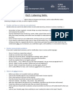 ISLD Listening Skills - Tagged