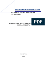 O JOGO COMO PRATICA PEDAGOGICA NA EDUCAÇÃO INCLUSIVA