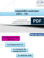 Chapitre 1. Objectifs Et Rôle de La Comptabilité Analytique