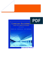 PDF Linear Algebra and Its Applications 5th Edition Lay Solutions Manual download