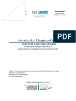 Introduction a La Geopolitique Exercices