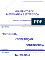 #04 Tautologia, Contradição e Contingência