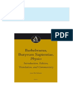 Full Download Barhebraeus Butyrum Sapientiae Physics Jens Ole Schmitt PDF DOCX