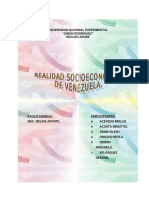REALIDAD SOCIOECONÓMICA DE VENEZUELA