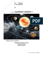 exposé systeme solaire