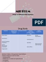 Drugs Affecting Nervous System