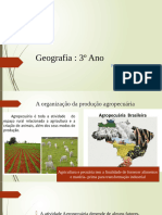 Geografia - A Organização Da Produção Agropecuária