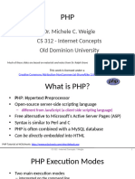 Week 05b - PHP