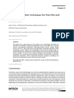 Advance Deposition Techniques for Thin Film and