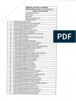 2nd Mbbs Time Table for 2023 a.Y Batch