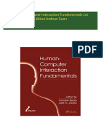 Human computer interaction Fundamentals 1st Edition Andrew Sears 2024 Scribd Download