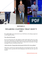 The Essential Man How Your Clothes Should Fit Cheatsheets