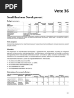 Vote 36 Small Business Development