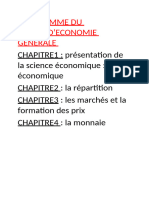 COURS ECONOMIE GENERALE