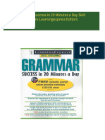 Instant Download Grammar Success in 20 Minutes a Day Skill Builders Learningexpress Editors PDF All Chapters