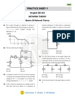 Basics of Network Theory _ Practice Sheet-01