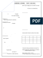 Serie N°1_Alcools_Aldehydes_cetones 2022-2023