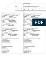 Exercícios Extras de Inglês