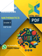 Maths X-Extra Mile SQP &MS Set 5 2024-25