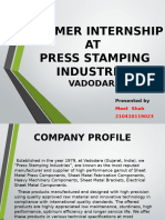 Summer Internship Ppt