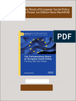 Instant Download The Parliamentary Roots of European Social Policy Turning Talk into Power 1st Edition Roos Mechthild PDF All Chapters