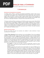 PREPARAÇÃO PARA A CONFISSÃO e EXAME DE CONSCIÊNCIA