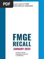 FMGE jan 2023 Recall Q&A  