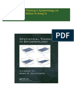 Instant Download Statistical Thinking in Epidemiology 1st Edition Yu-Kang Tu PDF All Chapters