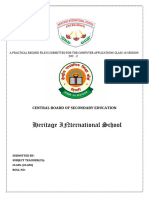 Practical File Computer Applications Class 10 for 2024-25