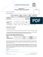 FORMULARIO DE REGISTRO DEL TRASLADO DE LOS ESTUDIANTES 2018