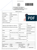 Kerala University Admissions FINAL